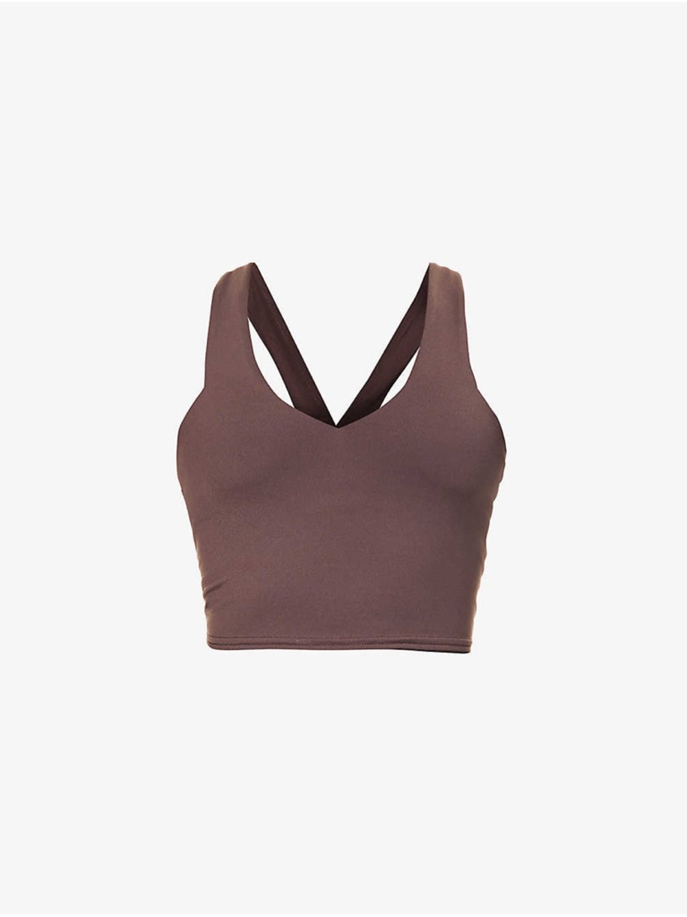 ALO Airbrush Real Bra Tank -raisin